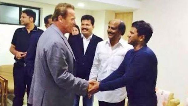 Dheeren Ramkumar shared Puneeth Rajkumar and Arnold Schwarzenegger pics of I movie audio launch Dheeren Ramkumar shared Puneeth Rajkumar and Arnold Schwarzenegger pics of I movie audio launch