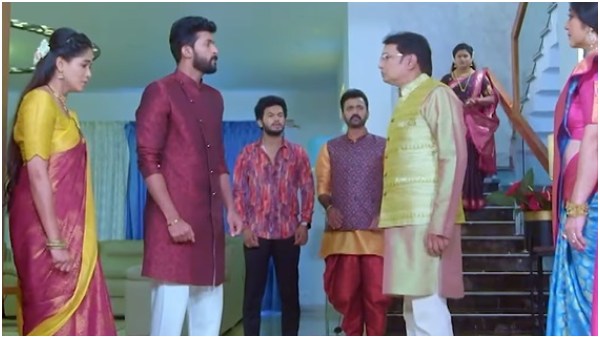 ಗಂಡನ ಬಳಿ ಏರಿದ ದನಿಯಲ್ಲಿ ಮಾತನಾಡಿದ ಪಾರು