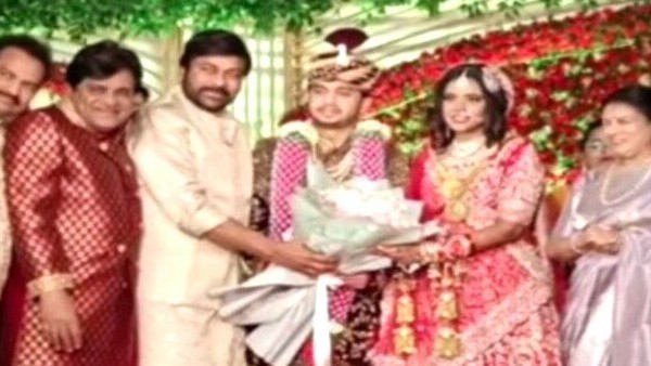  Chiranjeevi, Nagarjuna And Many More Stars Attend Comedian Ali Daughters Wedding