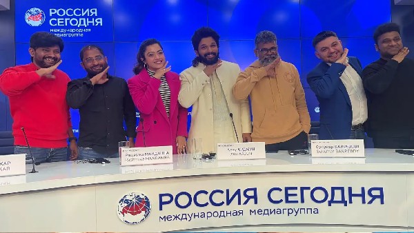 Pushpa Movie Releasing In Russia, Allu Arjun, Rashmika Promoting Movie Their