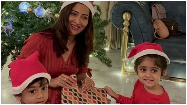 Radhika Pandits Christmas greetings for fans feature Ayra and Yatharv 