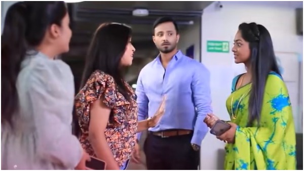 ಭೂಪತಿ ಬರುವುದನ್ನು ನೋಡಿ‌ ನಾಟಕವಾಡಿದ ಶ್ವೇತ