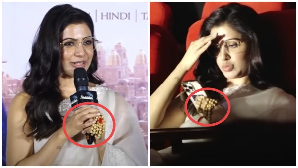 ಸಮಂತಾ ಕೈಯಲ್ಲಿ ಜಪಮಾಲೆ 