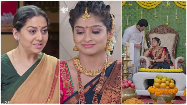 ಪೂರ್ಣಿ ಸೀಮಂತದಲ್ಲಿ ಒಂದಾದ ಅಪ್ಪ-ಮಗ ಪೂರ್ಣಿ ಸೀಮಂತದಲ್ಲಿ ಒಂದಾದ ಅಪ್ಪ-ಮಗ