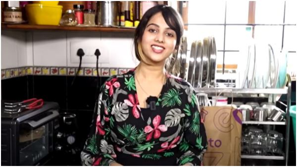 ಅಡುಗೆ ಮಾಡುತ್ತಿರುವ ನಿವೇದಿತಾ 