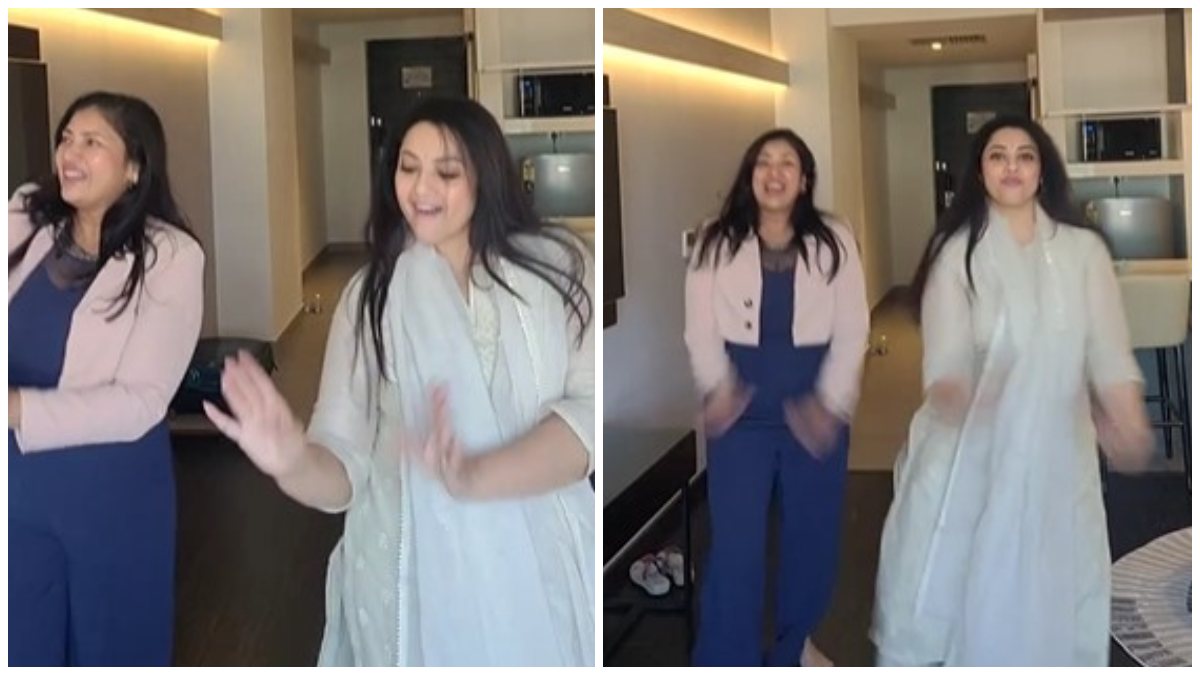 Actress Meenas Tum tum reel goes viral with her Bestie Actress Sanghavi 