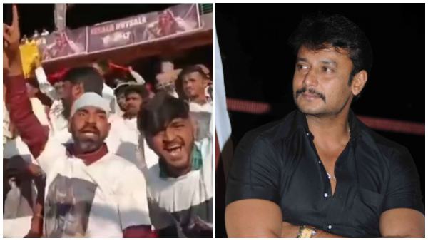 Darshan Fans Raise Dboss Slogan during KCC Match at Chinnaswamy Stadium; Video Goes Viral 