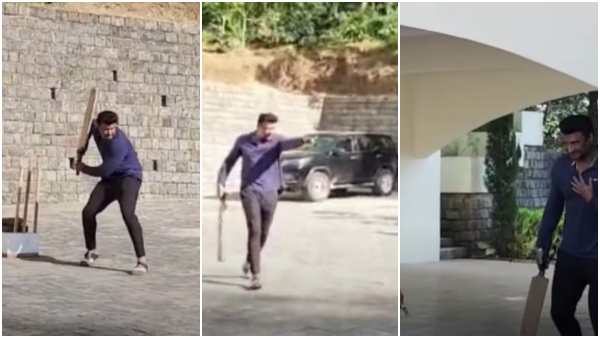 Kranti Actor Darshan Enjoys Gully Cricket With Friends In Madikeri Kranti Actor Darshan Enjoys Gully Cricket With Friends In Madikeri
