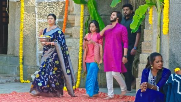 ದೇವಾಲಯಕ್ಕೆ ಬಂದ ಮಾಧವನ ಕುಟುಂಬ ದೇವಾಲಯಕ್ಕೆ ಬಂದ ಮಾಧವನ ಕುಟುಂಬ