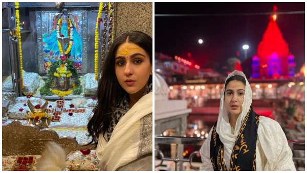 Actress Sara Ali Khans photo while worshiping in Shivalaya makes some Muslims upset Actress Sara Ali Khans photo while worshiping in Shivalaya makes some Muslims upset