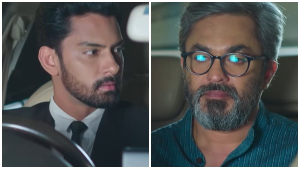 ಅಪ್ಪನನ್ನು ಕಾರಿನಲ್ಲಿ ಕೂರಿಸಿಕೊಂಡ ಅವಿ 