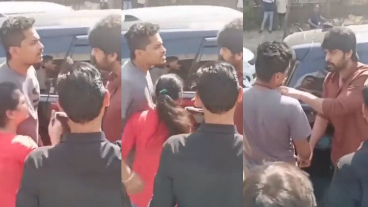 Telugu actor Naga Shaurya opposed a boy who was hitting his Girlfriend on the road Telugu actor Naga Shaurya opposed a boy who was hitting his Girlfriend on the road