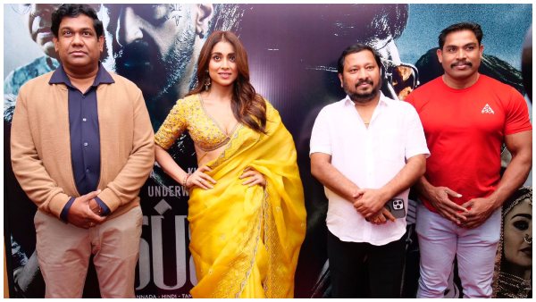 Upendra,Kichcha Sudeep And Shriya Saran Starrer Kabzaa Namaami Song In Chennai Upendra,Kichcha Sudeep And Shriya Saran Starrer Kabzaa Namaami Song In Chennai