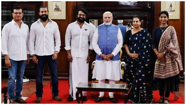 Yash, Rishab Shetty Dinner With PM Narendra Modi In Rajabhavan Bengaluru 