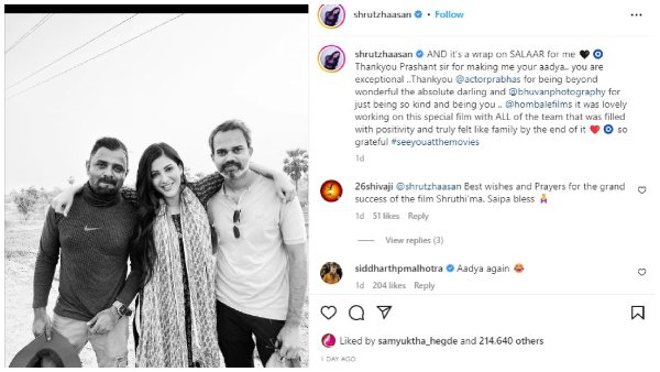 Prabhas and Prashanth Neels movie Salaar will be completed in 30 days 