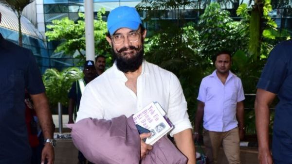 Bollywood star Aamir Khan celebrating his 58th birthday