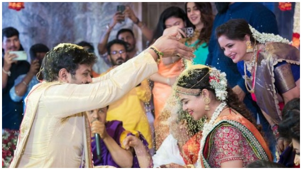 Telugu Actor Manchu Manoj and Bhuma Mounika Reddy Wedding Photos Goes Viral