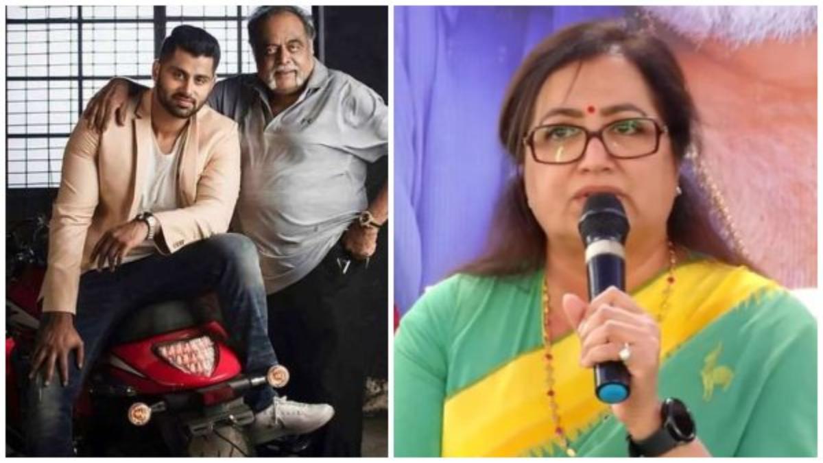 Abhishek Ambareesh will not enter politics until she steps down, says Sumalatha Ambareesh Abhishek Ambareesh will not enter politics until she steps down, says Sumalatha Ambareesh
