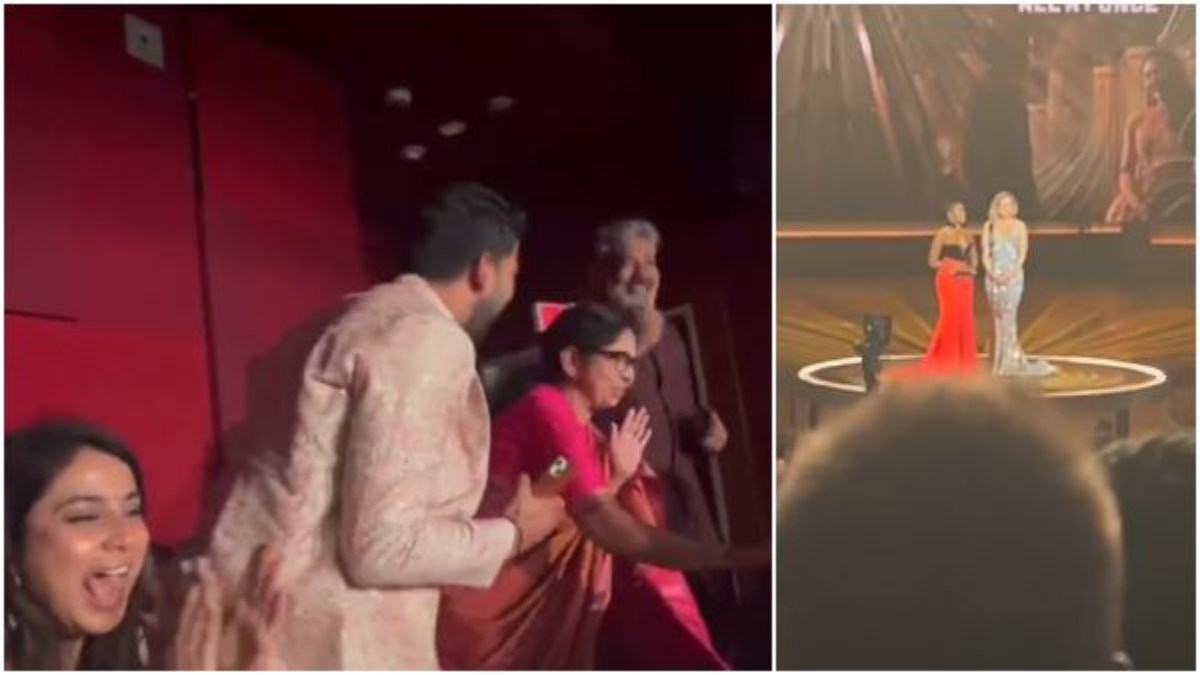 SS Rajamouli and His Family Were Setting Behind Everyone Else And Won Oscars For Naau Naatu Song SS Rajamouli and His Family Were Setting Behind Everyone Else And Won Oscars For Naau Naatu Song