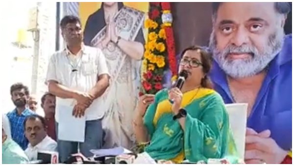 Abhishek Ambareesh will not enter politics until she steps down, says Sumalatha Ambareesh Abhishek Ambareesh will not enter politics until she steps down, says Sumalatha Ambareesh