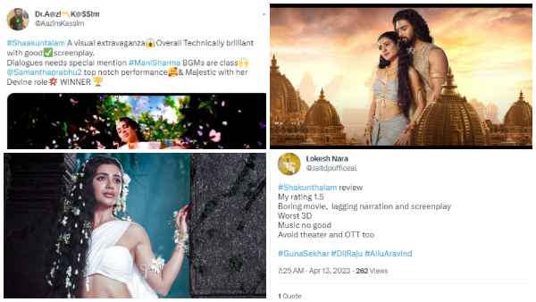 Shaakuntalam Twitter Review : What Netizens Have To Say About Samantha Starrer Shaakuntalam 