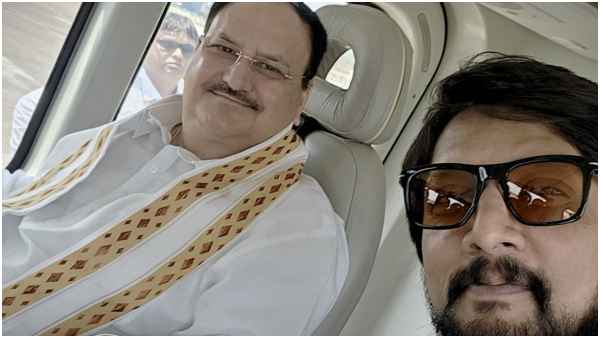 Sudeep begins Poll campaign for shiggaon Cm Basavaraj bommai, His speech goes viral Sudeep begins Poll campaign for shiggaon Cm Basavaraj bommai, His speech goes viral