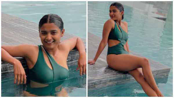 Sapta Sagaradaache Ello movie Actress Chaithra J Achar gets trolled for sharing bikini pictures Sapta Sagaradaache Ello movie Actress Chaithra J Achar gets trolled for sharing bikini pictures