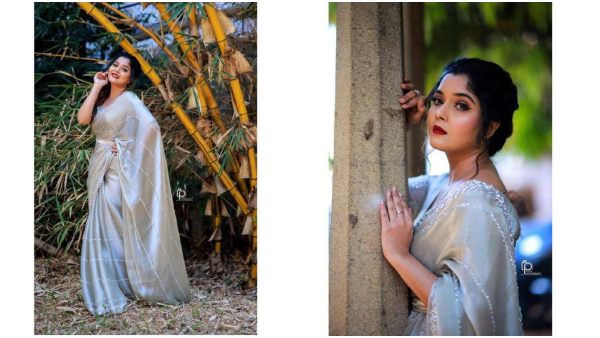 Actress Aishwarya Shindogi brought life to painter Ravi Varmas art