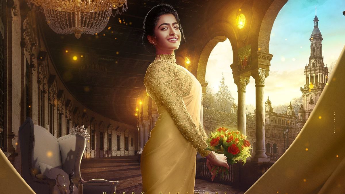 Keerthy Suresh unveiled the common dp of Rashmika Mandanna birthday Keerthy Suresh unveiled the common dp of Rashmika Mandanna birthday