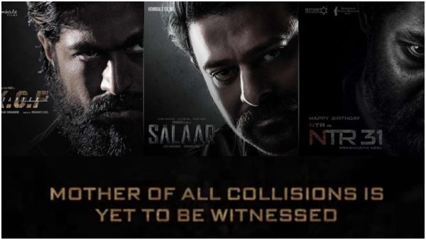 Hombale Films Hinted Greatest Collisions of India Cinema Fans says KGF2 + Salaar + NTR 31 Hombale Films Hinted Greatest Collisions of India Cinema Fans says KGF2 + Salaar + NTR 31