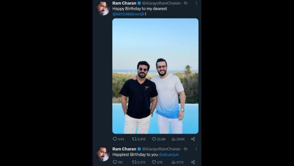 Allu Arjun fans upset as Ram Charan wished for his birthday without posting any picture