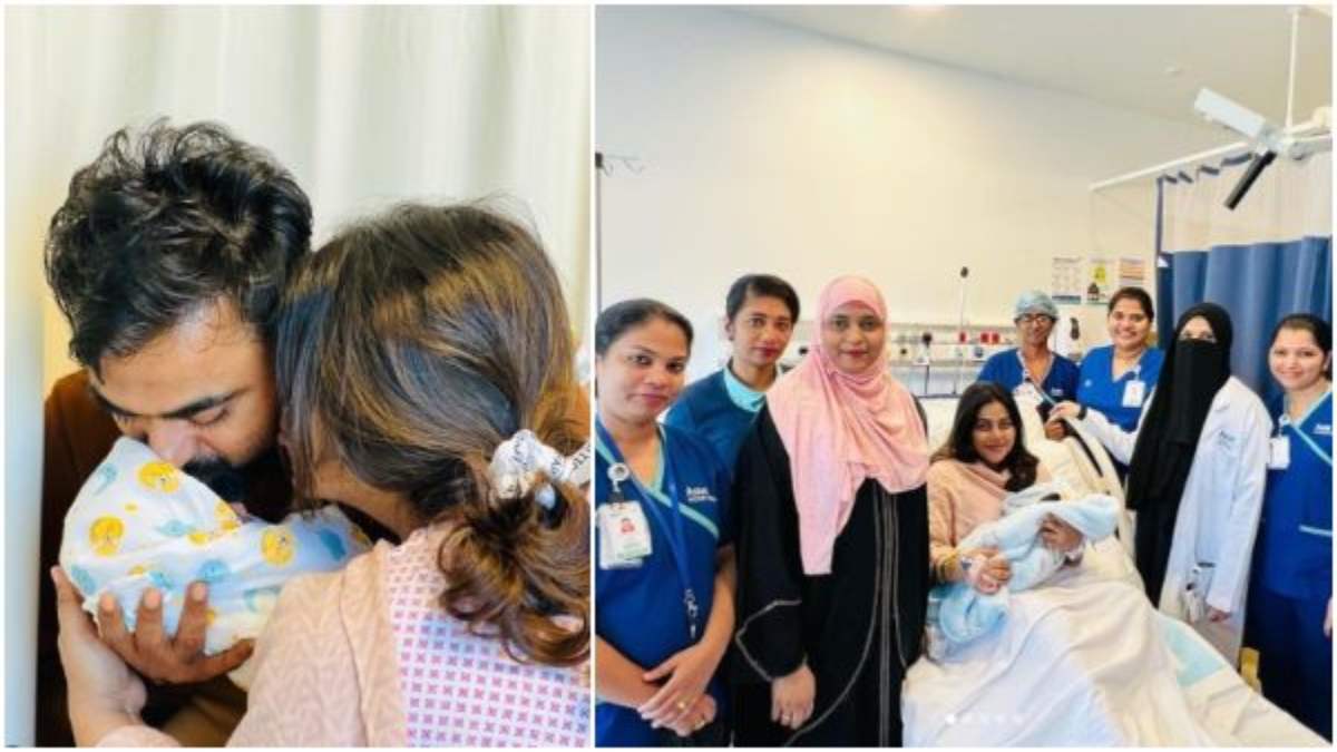 Dasara Movie Actress Poorna Aka Shamna Kasim blessed with baby boy in dubai Dasara Movie Actress Poorna Aka Shamna Kasim blessed with baby boy in dubai