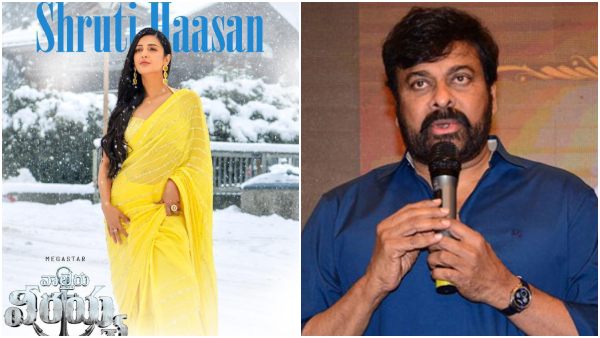 Chiranjeevi Fans angry on Shruti Haasan for Criticizing waltair Veerayya Movie Song Chiranjeevi Fans angry on Shruti Haasan for Criticizing waltair Veerayya Movie Song