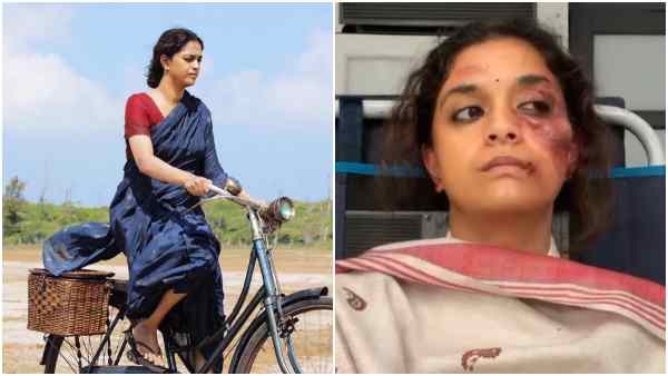 Keerthy Sureshs Saani Kaayidham completes 1 year, Actress shares movie working stills Keerthy Sureshs Saani Kaayidham completes 1 year, Actress shares movie working stills