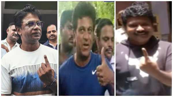 Drashan, Sudeep, Dhruva Sarja; celebrities who step out to vote karnataka assembly polls 