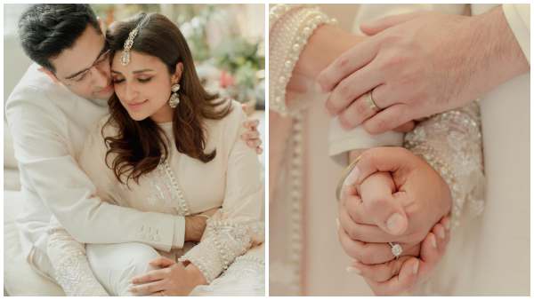 Parineeti Chopra and Raghav Chadha shared first official engagement Photos 