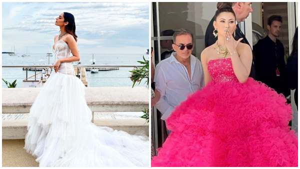 Cannes 2023: Urvashi Rautela and Manushi Chhillar stunning red carpet looks goes Viral Cannes 2023: Urvashi Rautela and Manushi Chhillar stunning red carpet looks goes Viral