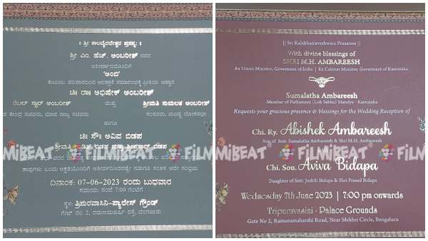 Abhishek Ambareesh, Aviva Bidapa Wedding: Date, guest list, venue and other details 