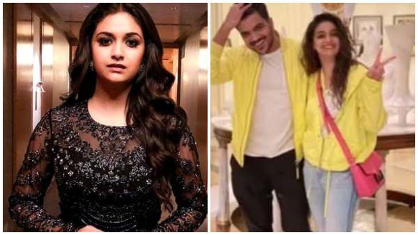 Mahanati actress Keerthy Suresh Reacts to The Mystery Man In Her Life 