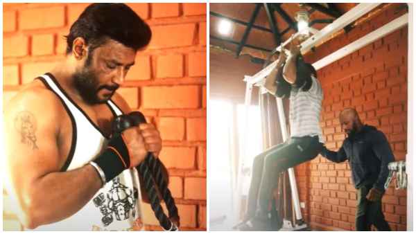 Pain temporary Pride forever: Challenging Star Darshans Workout Video Showcases His Dedication And Hard Work