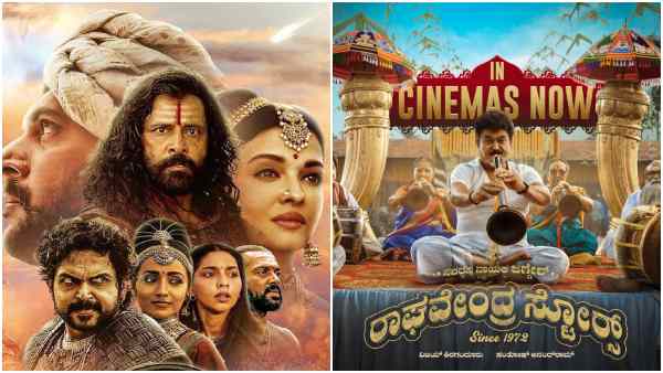 Second Sunday Raghavendra stores and Ponniyin selvan- 2 Bengaluru region show count 