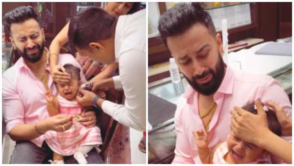 Kannada Tv Actor Chandu Gowda spends quality time with daughter