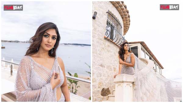 Sita Ramam Actress Mrunal Thakur makes a stunning debut at Cannes Cannes Film Festival 2023 
