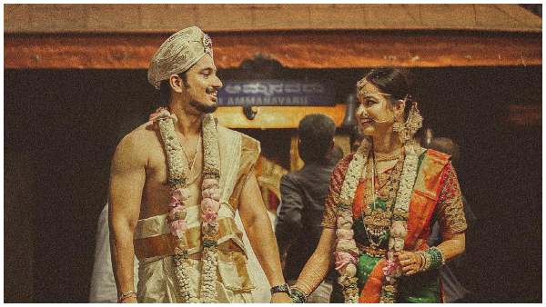 Shrirastu Shubhamasthu serial Fame Deepa katte ties the knot with Rakshith Yadapadithaya Shrirastu Shubhamasthu serial Fame Deepa katte ties the knot with Rakshith Yadapadithaya