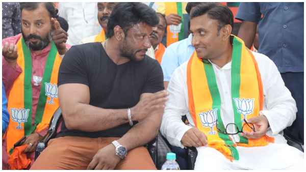 Kaatera actor Darshan interesting comments about his two Mandya hardcore fans 