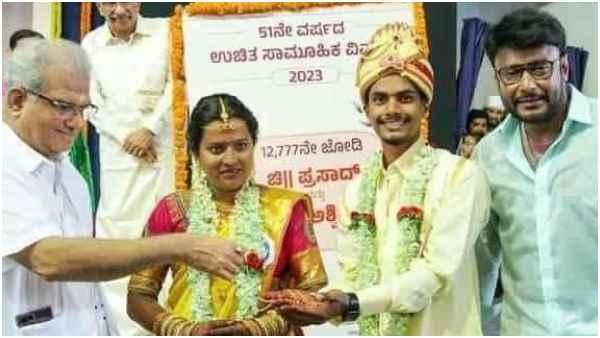 Dharmasthala Dharmadhikari Veerendra Heggade showers praise on Darshan For his Humility 