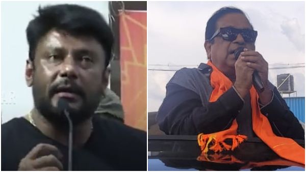 Darshan And Brahmanandam Campaigning for Dr. K Sudhakar In Chikkaballapur