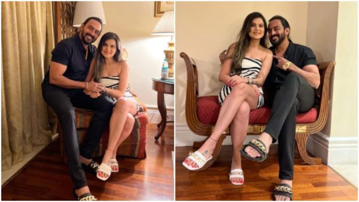 Kannada Actor Karthik Jayaram engaged with fashion designer Aparna Samantha Kannada Actor Karthik Jayaram engaged with fashion designer Aparna Samantha