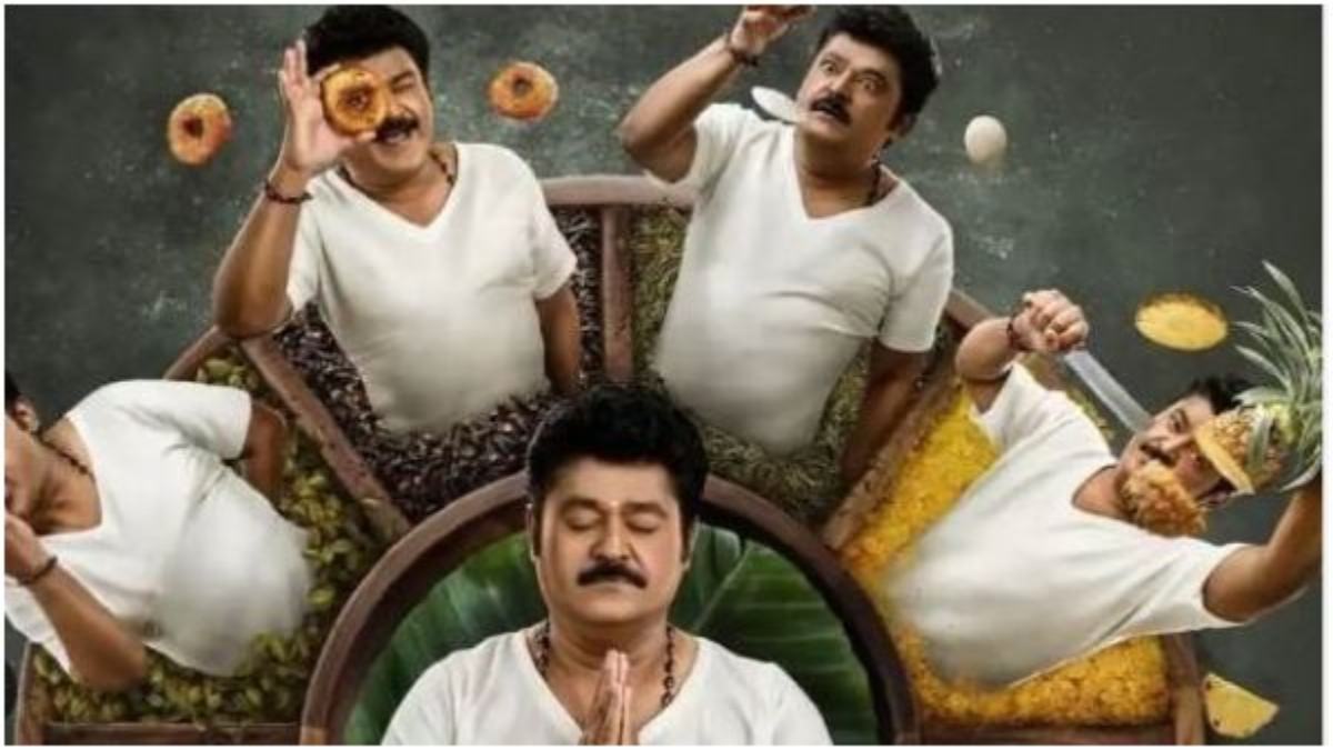 Jaggeshs Raghavendra Stores faces Code of Conduct officials put white paper on a poster in Davanagere