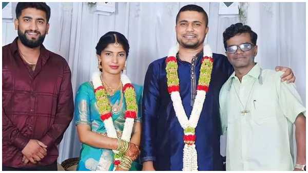 Bigg Boss Fame Pratham and Bhanusri Exchange rings in a simple engagement ceremony 